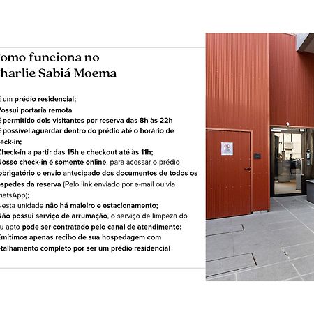 Apartamento Charlie Sabiá Moema São Paulo Exterior foto